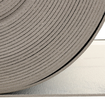 Bột bọt PE mật độ cao với tấm nhôm phản xạ ở bên kia cách nhiệt Dưới thảm Laminate hoặc Vinyl