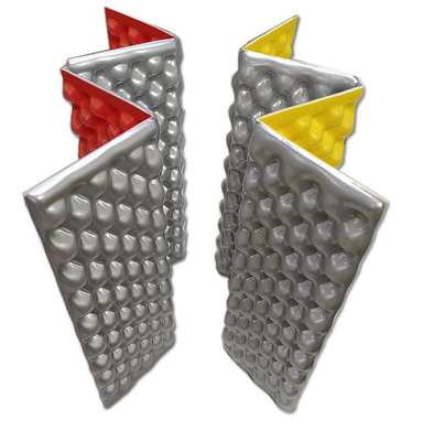 Sản phẩm chống ẩm nước ngoài gấp IXPE nệm bọt Accordion loại với dây đai đàn hồi nệm nhỏ gọn