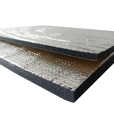 Sợi thủy tinh nhôm XPE Foam Flame Retardant Self Adhesive HVAC Insulation Foam 5-25mm Độ dày
