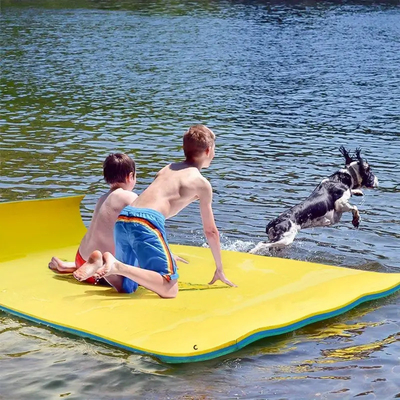 Động sản trực tiếp nước nổi Pad 3 Lớp dày XPE Foam Float Mat Bể bơi Hồ