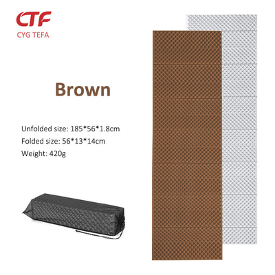 Hãy thoải mái ở bất cứ nơi nào Đèn nhôm nhẹ và bền XPE IXPE Foam Sleeping Mat Camper Pad