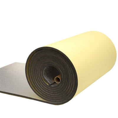 HVAC ống cách nhiệt cuộn Polyethylene liên kết chéo bọt XLPE cuộn với tấm nhôm và keo dính