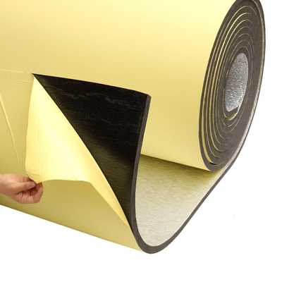 HVAC ống cách nhiệt cuộn Polyethylene liên kết chéo bọt XLPE cuộn với tấm nhôm và keo dính
