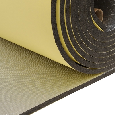 HVAC ống cách nhiệt cuộn Polyethylene liên kết chéo bọt XLPE cuộn với tấm nhôm và keo dính