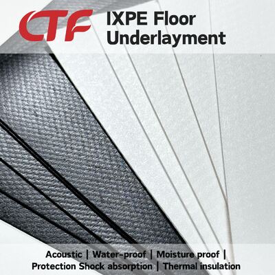 ẩm chống ồn IXPE Cushion Underlay Pad Phụ kiện sàn căn hộ cho sàn PVC SPC Sử dụng xây dựng bệnh viện khách sạn