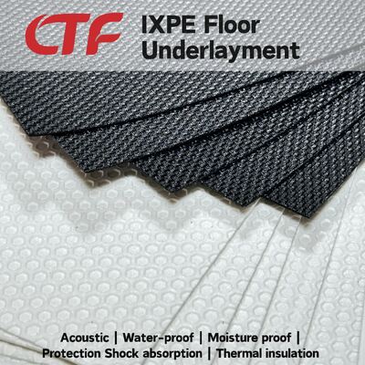 ẩm chống ồn IXPE Cushion Underlay Pad Phụ kiện sàn căn hộ cho sàn PVC SPC Sử dụng xây dựng bệnh viện khách sạn