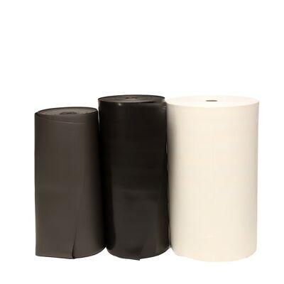 0.15mm 0.2mm 0.3mm Thin IXPE Foam Roll Gum Backed Waterproof Insulation Material cho băng và ứng dụng điện tử