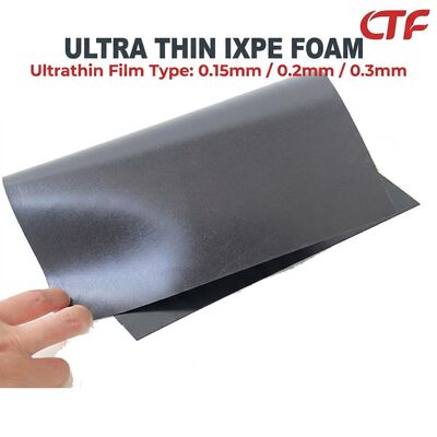 Miếng cuộn bọt IXPE mỏng 0.15mm 0.2mm 0.3mm Bảng cách nhiệt chống nước bằng cao su cho băng và sử dụng công nghiệp điện tử